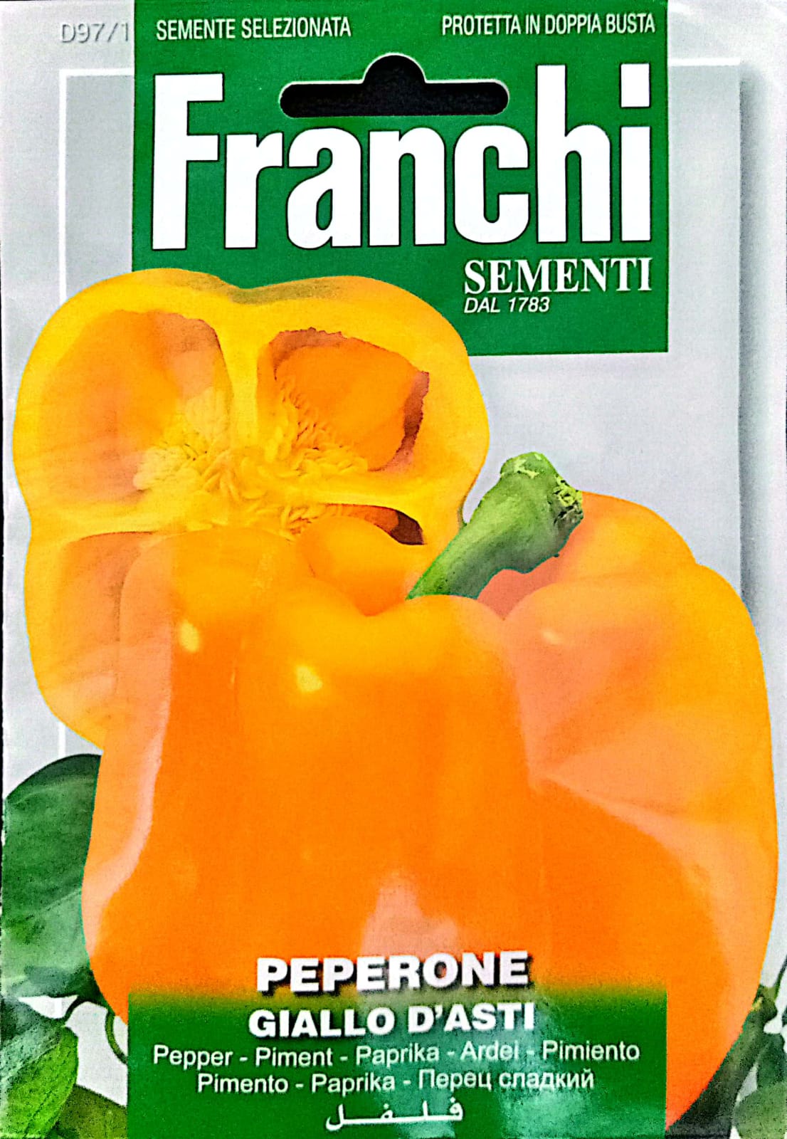 Fr Paprika, Peperone Giallo d'Asti D97/14