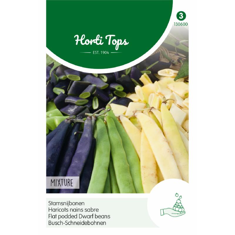 Horti Tops Flat Podded Dwarf Beans 130600