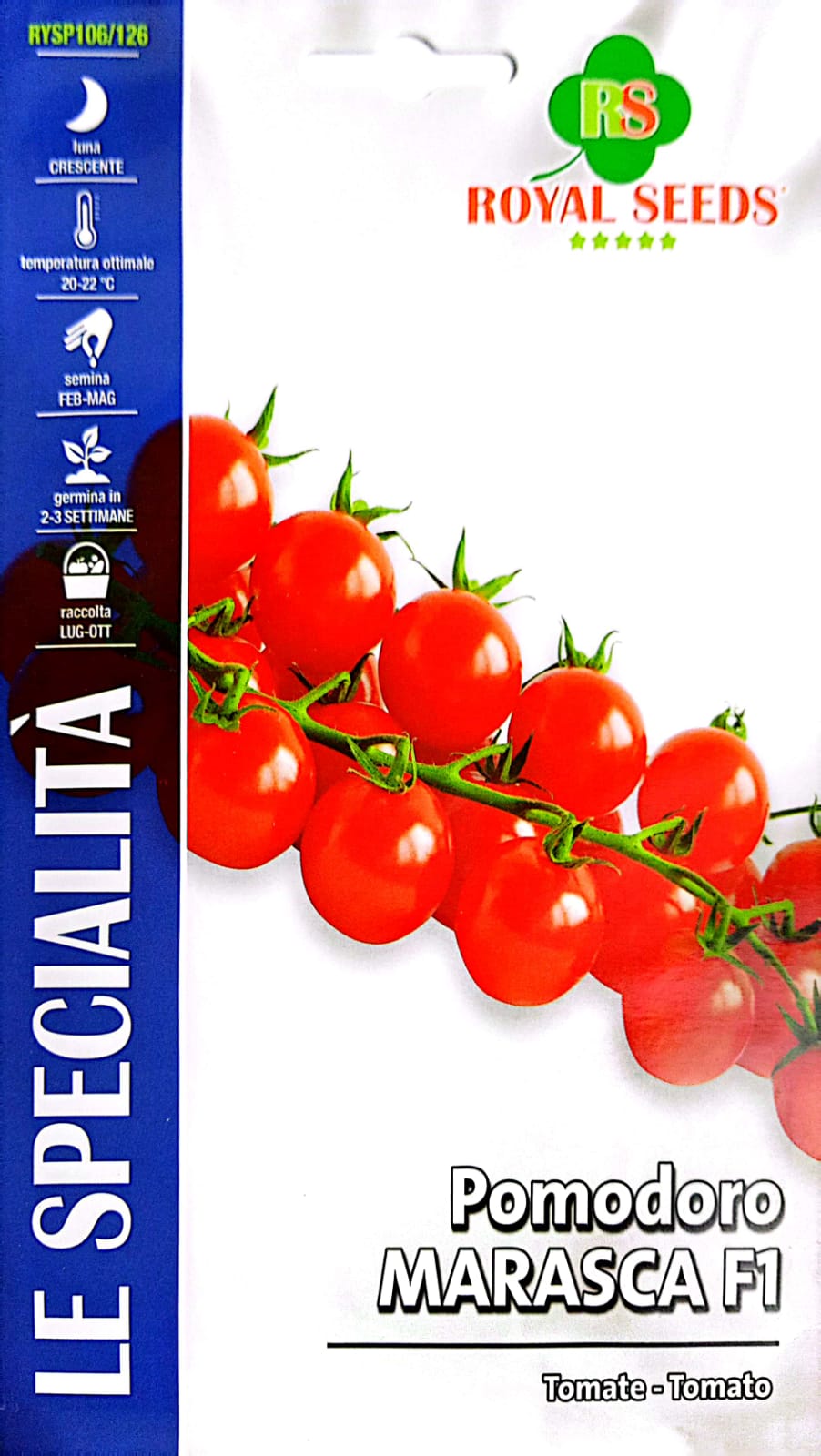 Royal Pomodoro Marasca Cherry  Tomato F1 106/126